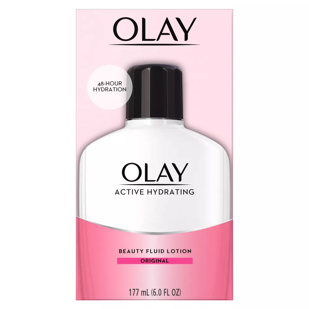 Olay Active Hydrating Beauty Fluid, Original, 6 Oz